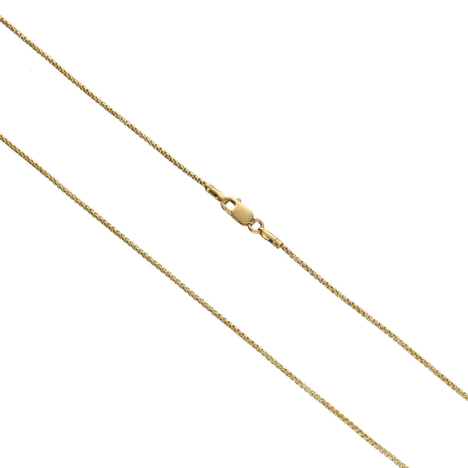 Łańcuszek złoty lineczka lejąca 1 mm.jpg